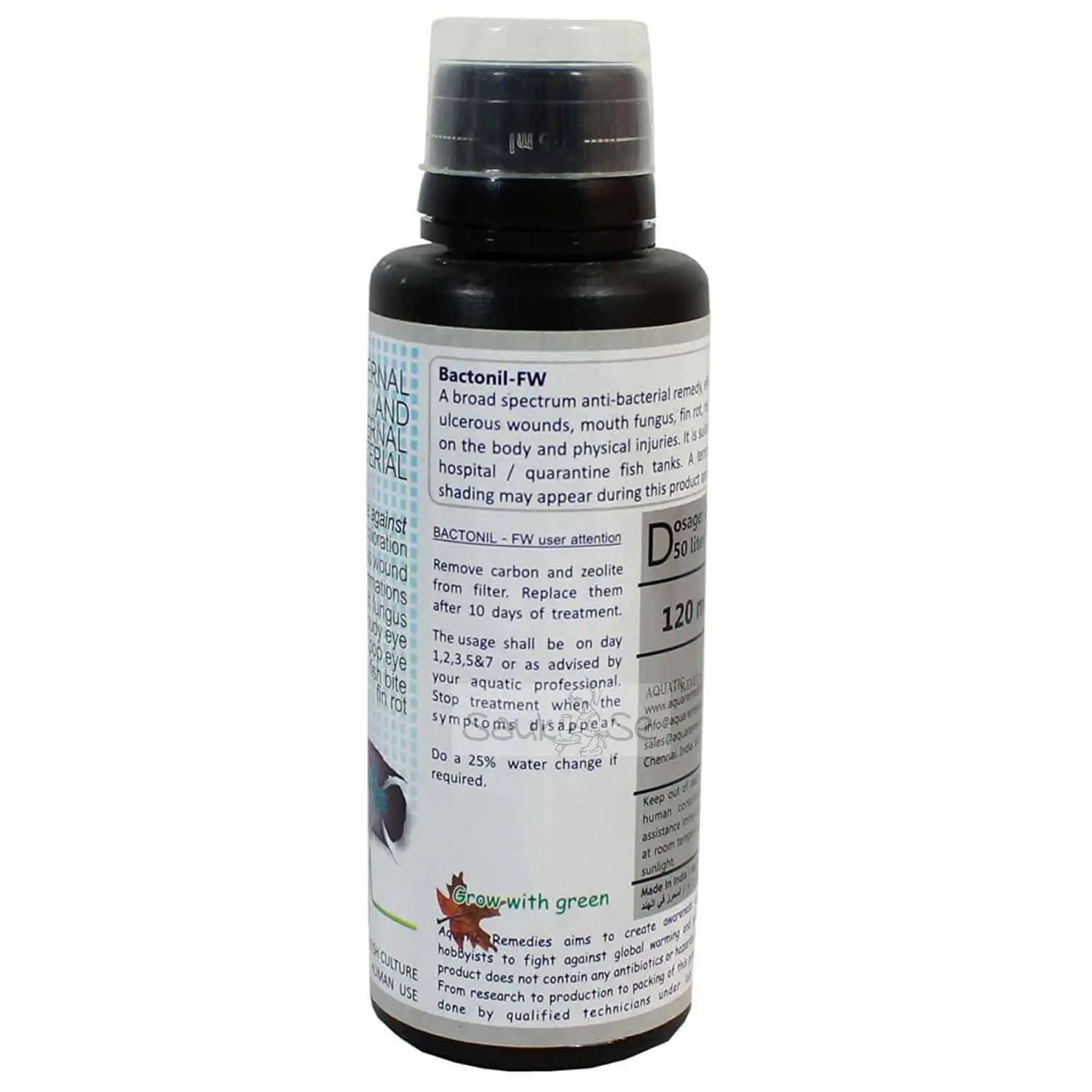 Aquatic Remedies Bactonil FW User Instruction