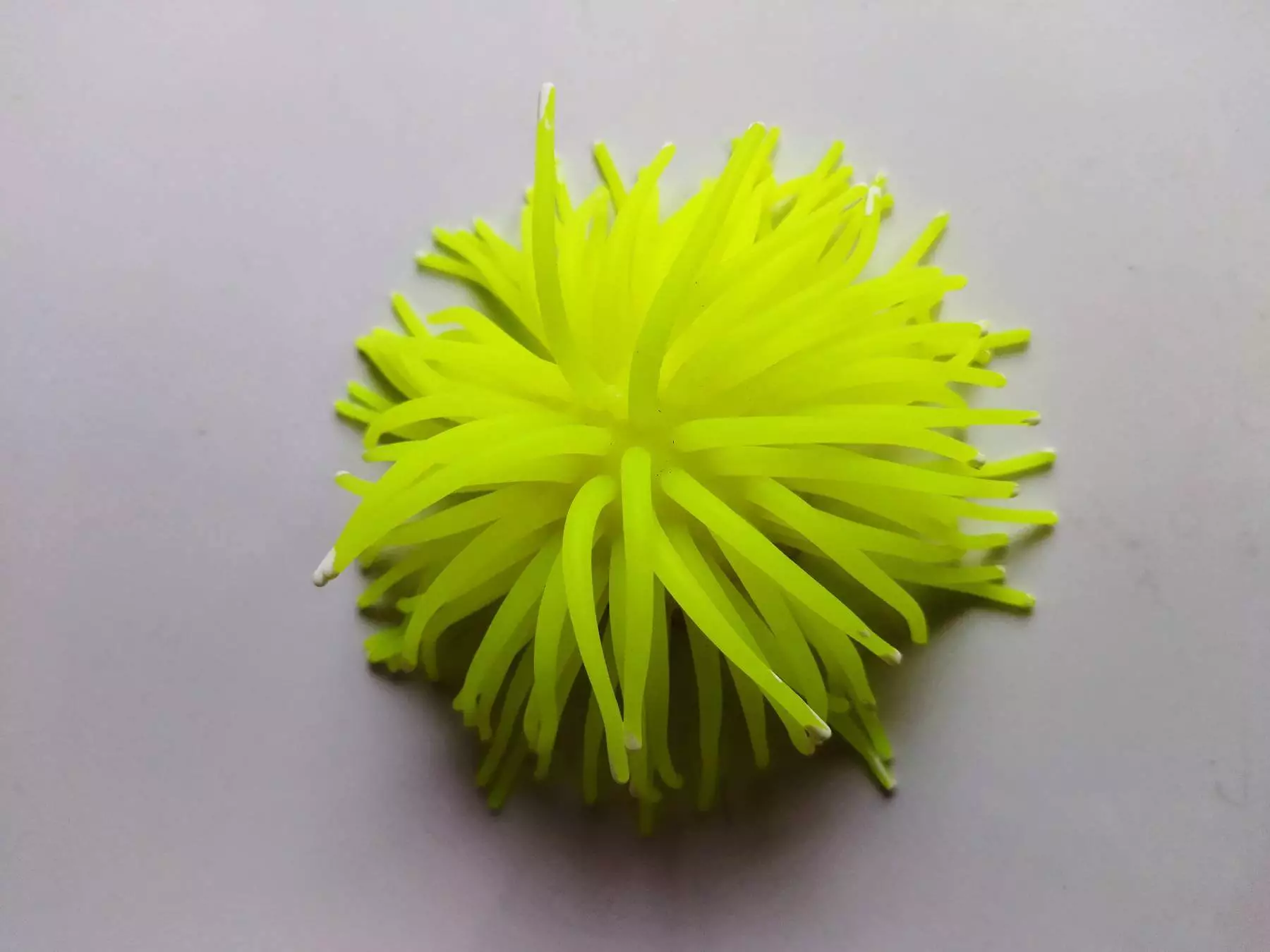 Artificial Coral Plant Sea Anemone Yellow Color Big Size