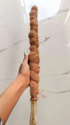 Climbing Plant Support With Coco Coir And Moss