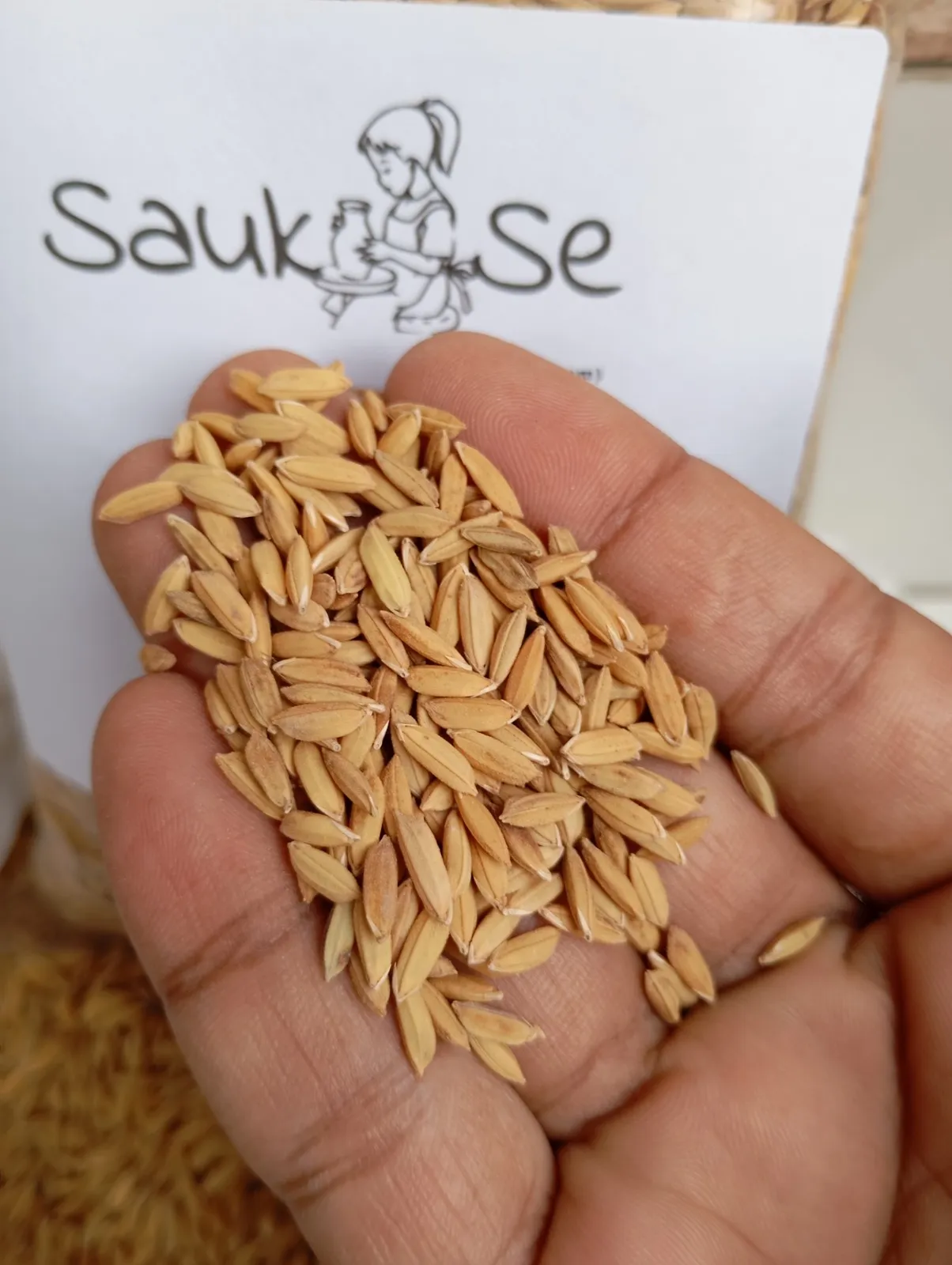 Healthy Paddy Seed Bird Feed - 400g Promotes Strong Feathers And Digestion