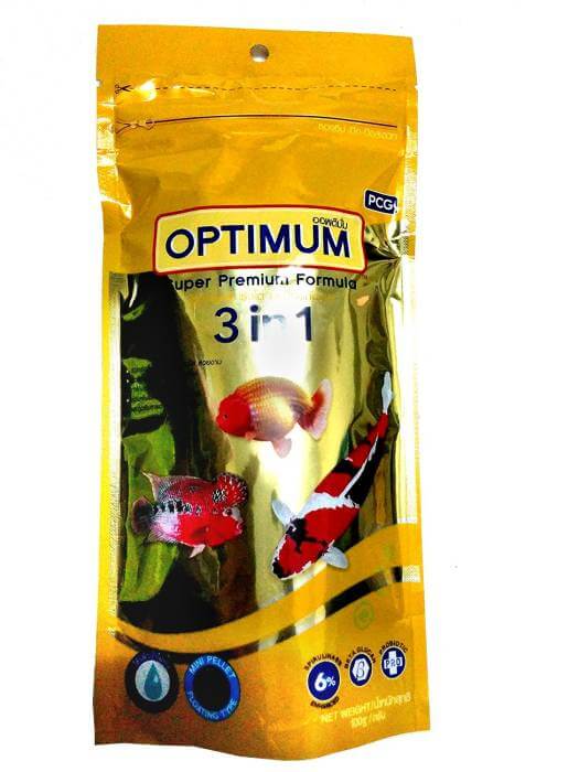 Optimum 3 in 1 Fish Food 100g