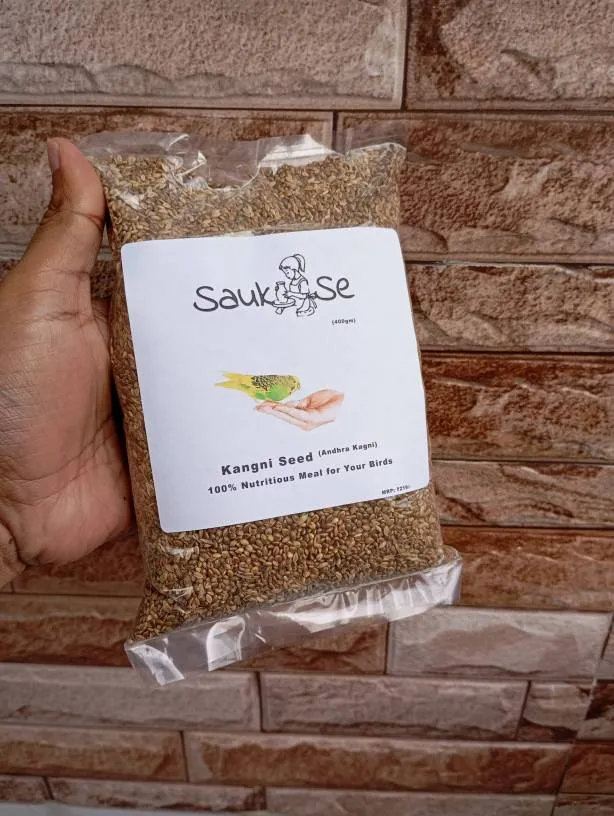 Premium Kangni Seed For Birds - 400g Rich In Protein And Fiber For Healthy Birds