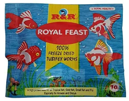 Royal Feast Freeze Dried Tubifex 10gm