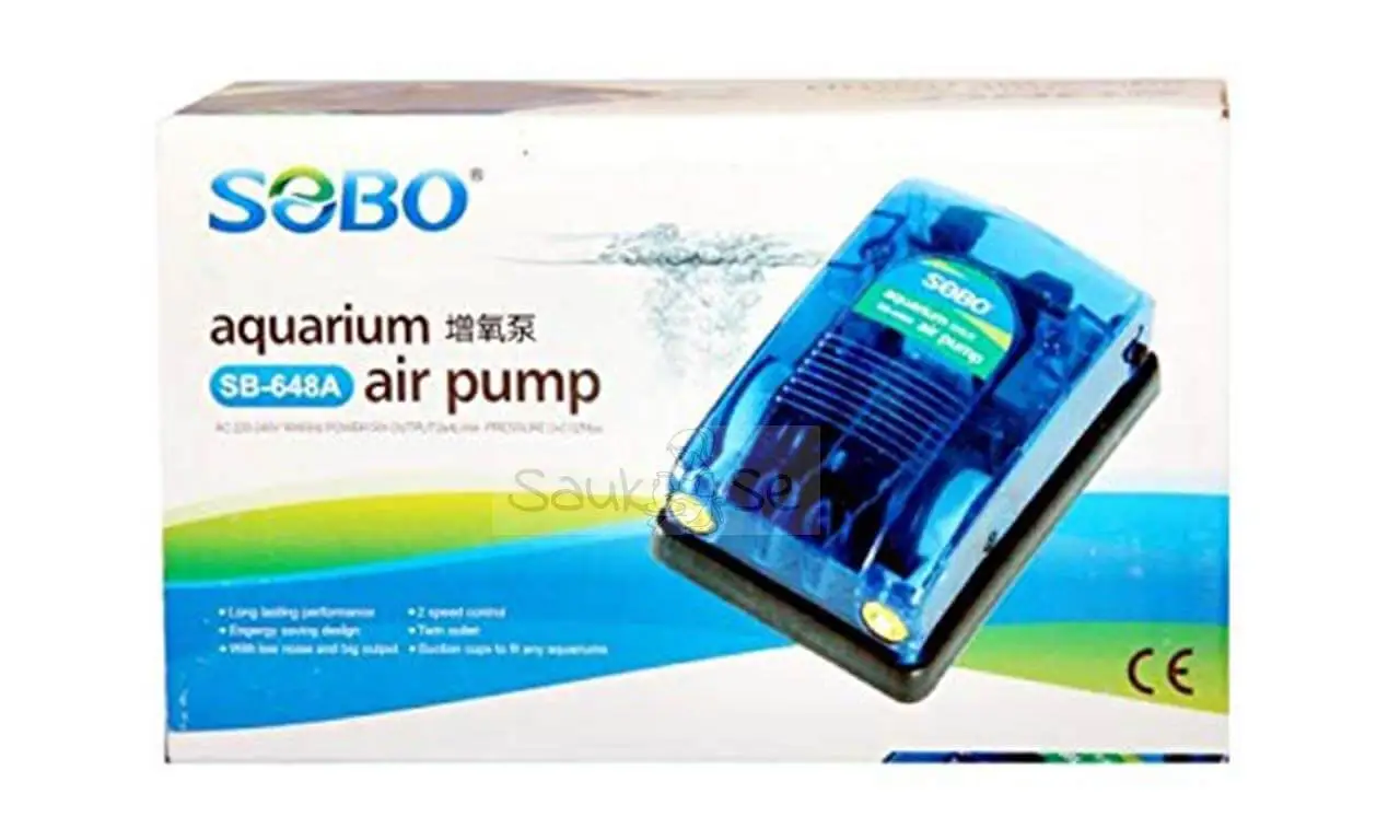 Sobo SB 648A Double Nozzle Aquarium Airpump